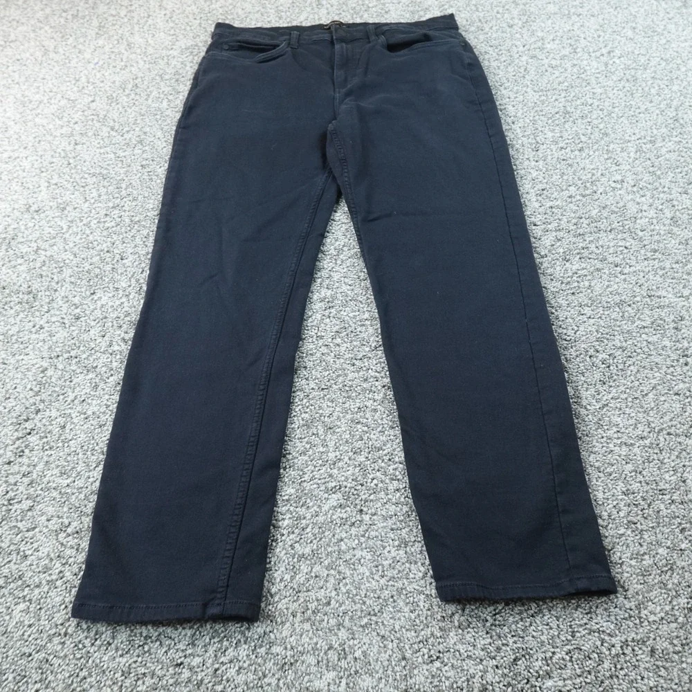 Banana Republic Jeans Mens 34X30 Dark Blue Denim Pants Travel Straight Stretch